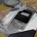 EUHOMY Nugget Ice Maker Countertop with Handle, Ready in 6 Mins, 34lbs Per Day, Removable Top Cover, Auto-Cleaning, Portable Sonic Ice Maker with Basket and Scoop, for Home/Party/RV/Camping (Silver)