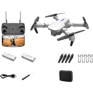 4K HD Camera Mini Drone, Foldable FPV Drone for Kids and Beginners with Altitude Hold, Gesture Selfie, One Key Return, Emergency Stop, 3D Flips, Waypoint Fly, 2 Battery