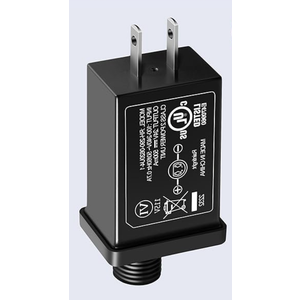 24V 12W LED Power Supply, Class 1 Power Supply LED Transformer Replacement for Christmas String Lights, Waterproof IP44 US Plug Adapter