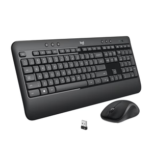 Logitech MK540 Advanced Wireless Keyboard and Mouse Combo for Windows, 2.4 GHz Unifying USB-Receiver, Multimedia Hotkeys, for PC, Laptop