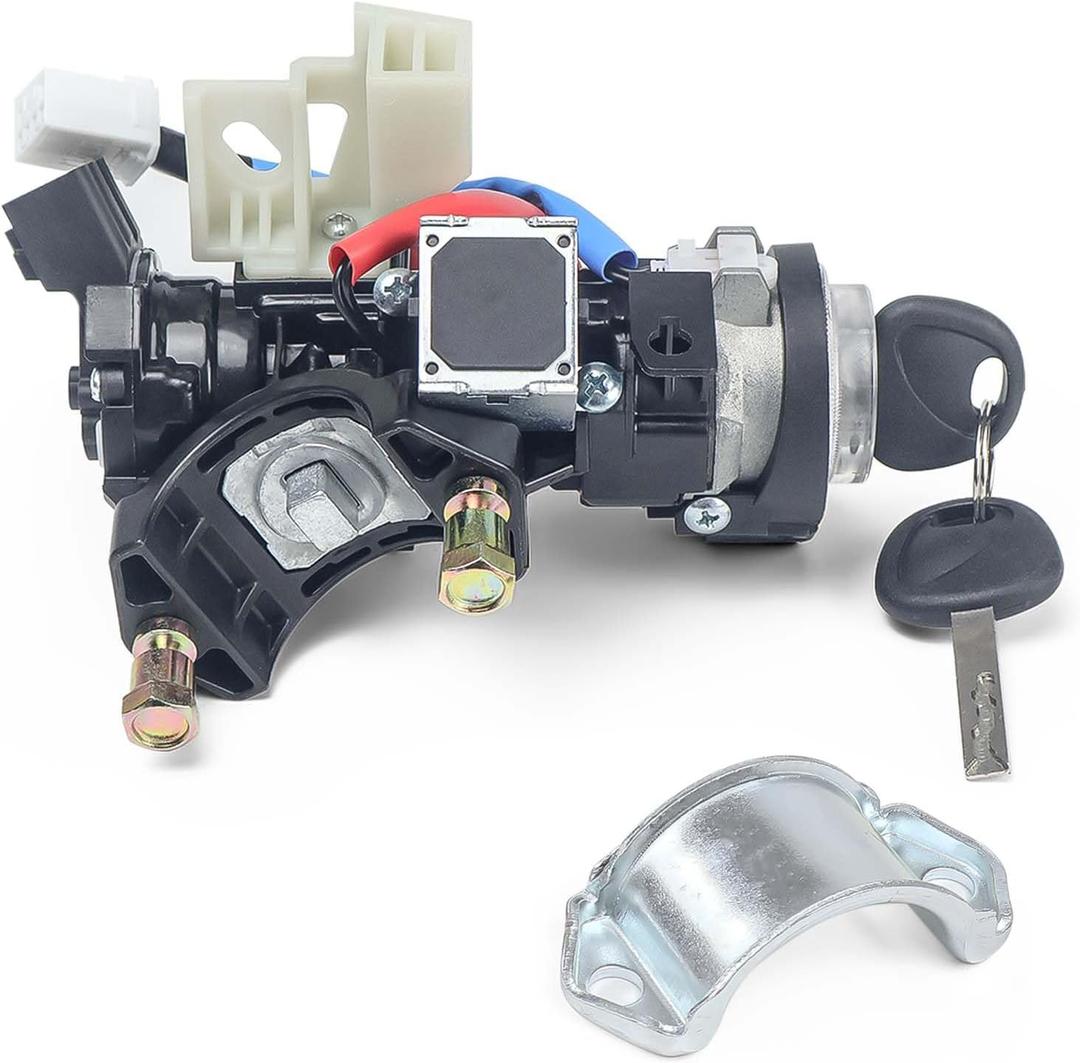 81900-D5B00 Ignition Lock Switch Assembly with Keys Compatible with Kia Optima 2016-2020, Ignition Lock Cylinder with Housing Replaces# 81900-D5A00, 81905-D4120, 81991-35240, 81970-D4B00, 81900D5B00