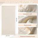 HunnmingRe 4 Pack Boho Hand Towel for Bathroom Kitchen 14x30 Inch 100% Turkish Cotton Spring Boho Decorative Towel Waffle Farmhouse Bathroom Decor Absorbent Soft Guest Gift(Cream White)