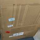 51" Extra Tall Cat Gate 30"-49.27" Wide, Auto Close, Pressure Mounted, for Cats & Small Dogs, Hallway, Stairs, Kitchen, Not Baby Gate, White