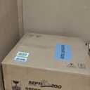 REPTI ZOO Reptile Glass Terrarium, 18" x 18" x 24" Knock-Down Reptile Habitat Tank with Double Hinge Door & Top Screen Ventilation and Side Mesh Ventilation, 30 Gallon Large Reptile Terrarium (RK0110)