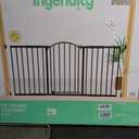 Ingenuity Decorative Extra Wide Baby Gate & Dog Gate, 44"-72" Wide, 36" Tall, Hardware Mounted, Install in Hallways, Bottom of Stairs, or Large Openings - Bronze