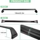 Roof Rack Cross Bars Compatible for 4 Door Jeep Wrangler JK JL Gladiator JT 2007-2024 Heavy Duty Crossbars Cargo Luggage