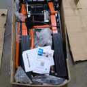 Nilight Motorcycle Lift Jack 1500 LBS Hydraulic Lifts ATV Scissor Jacks with Wheel Foot Pedal Handle Ratchet Belt Heavy Duty Lifter Stand Hoist Table for Dirt Bike Garage Storage Repair Tool,Orange