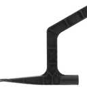 Gutter Cleaning Tool with Threaded Design to Attach to Standard Poles, Gutter Cleaning Spoon and Scoop with Hook to Clean Leaves and Debris Under Gutter Hangers, Multi-Use Tool- Made in USA