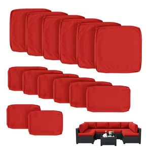 14-Piece Patio Cushion Covers Replacement with Zipper for Sectional Sofa Set, Slipcovers for Outdoor Cushions Red
), Square 28x28 inches(6 Pieces), Big Rectangle 27x16 inches (6 Pieces), Small Rectangle 24x16 inches (2 Pieces)