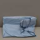 ALYVIA SPRING Waterproof Fabric Shower Curtain Liner, Washable Cloth Shower Curtain for Bathroom - Standard Size 72x72, Blue