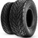 Set of 2 ATV UTV all-terrain Tires, PHILTOP 16x8-7 4 PLY Super Mud Tires,Tubeless Z-129