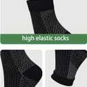 Soothe Socks for Neuropathy Pain, Outdoor Sports Ankle Compression Foot Cover, Soothe socks for Neuropathy, Soothe socks for Foot, Ankle Brace Compression Support (White, XX-Large)