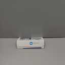 OAPRIRE White Floating Shelves Wall Mounted Set of 2 - Easily Expand Wall Space - Acrylic Hanging Shelves for Bedroom, Gaming Room, Living Room, Bathroom, Office with Cable Clips