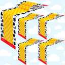 6 Pcs Cartoon Table Runner Cartoon Birthday Party Supplies 1.08 x 6 ft Linen Table Cover Supplies for Birthday Party Decorations (Classic)
