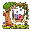 Garden Corners: Bold and Easy Coloring Book for Adults and Teens