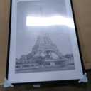 upsimples 24x36 Poster Frame, Display Pictures 20x30 with Mat or 24 x 36 Without, Wall Hanging Picture Frames, Black, 1 Pack