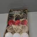 Christmas Tree Ornaments Velvet Balls, 15 Pack 3.15 Inch Shatterproof Neutral Hanging Ornaments for Christmas Xmas Decoration Indoor Holiday Decorations (Mix Color)