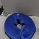 BENCMATE Inflatable Dog Cone Collar Alternative, Soft Dog Cone for Small Medium Large Dogs and Cats, Neck Recovery ECollar Donut Collar After Surgery (Medium, Blue)