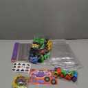 BenLouis 96Pcs Monster Truck Party Favors Truck Car Birthday Stampers Stickers School Stationery Set Bulk for Kids wheels party Race Car Themed Party Goodie Bag Stuffers Pinata Filler Supplies