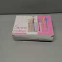 Straw Holder for Cabinet Door - Strong Magnetic Detachable Bottom, Easy to Clean, Dual Use (Countertop/Cabinet), Fits Various Sizes & Irregular Straws (Transparent)