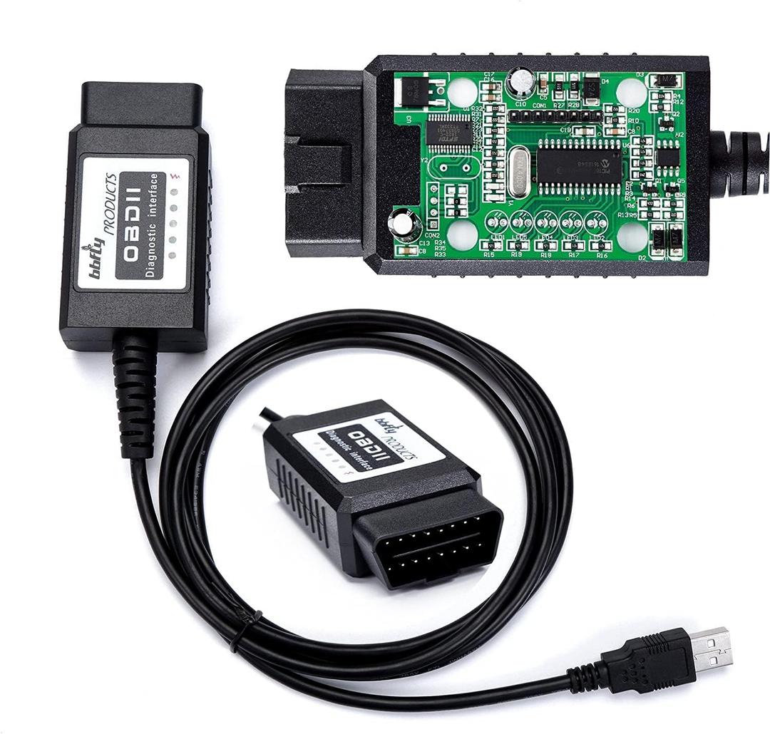 bbfly-BF32301 USB FTDI Chip OBD-II Scan Tool for Windows Auto Diagnostic Scanner OBD2