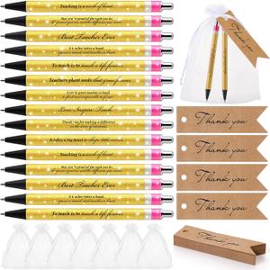 Sinload 20 Sets Back to School Teacher Pens Gifts Bulk with Thank You Tags