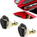 2PCS Flush Mount LED Turn Signals Motorcycle Amber Blinkers, Compatible with Honda CBR600RR CBR1000RR 2004-2007 CBR 600 F4 F4i CBR900 CBR919, Universal 12V Motorcycle Indicators