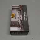 BESTTEN 10 Pack Single Pole Decorator Wall Light Switch with Screwless Wallplate, 15A 120/277V, On/Off Paddle Rocker Interrupter, UL Listed, White