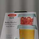 OXO Tot Baby Blocks Food Storage Containers (6 Oz.) - Opal