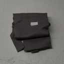 RYB HOME French Door Curtain - Privacy Thermal Insulated Door Window Curtain for Patio Front Tricia Sidelight Panel, W26 x L69 inch, 1 Panel, Gray (Grey)