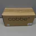 Cobbe Adhesive Shower Caddy 5-Pack, Large Wall Mounted Shower Shelves Rack, Organizer Storage Accessories with Soap Dish&Toothbrush Holder, Shelves for Bathroom Storage & Home Kitchen Decor, White