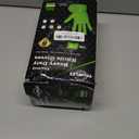 TitanFlex Heavy Duty Industrial Nitrile Gloves with Raised Diamond Texture, 8-mil, Latex Free (Green/Dark Green/Yellow) (XX-Large, 02 Green (100ct))