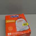 Hefty Strong 13 Gallon Trash Bags, Tall Kitchen Trash Bags, UnscentedLarge Trash Bags with Drawstrings, Durable Closure, Resists Leaks, Punctures, and Tears, White, Unscented, 90 Bags