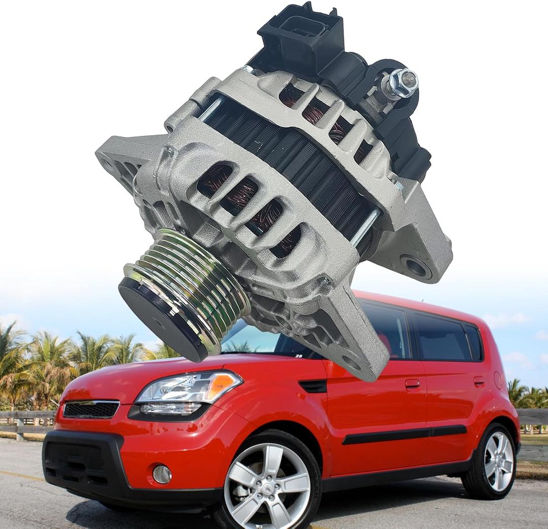 SHOWSEN 11608N Alternator 90A Compatible with 2012-2013 Kia Soul 1.6L Replacement 37300-2B150