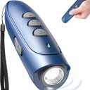 Dog Bark Deterrent Devices, Anti Barking Device for Dogs, Rechargeable Dog Barking Silencer 16.4ft, 3 Modes & Led Light Ultrasonic Dog Bark Deterrent Safe for Human & Dogs Portable Indoor&Outdoor Bule