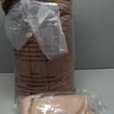 Monbix California King Comforter Set - 7 Pieces Cationic Dyeing Terracotta Bed in a Bag Cal King Bed Sets with Comforter, Sheets, Pillowcases & Shams, Reversible Bedding Comforters Sets