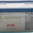 Snapware 4-Cup Total Solution Square Food Storage Container, Glass, Clear (1109304)