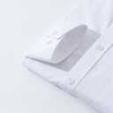 Mens Big and Tall Dress Shirts Button Down Shirts Long Sleeve Shirt from Size S to 6XL(T) (White)