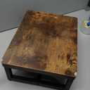 Step Stool, Height-Adjustable Wooden Step Ladder Metal Foot Stool Small Kitchen Stool Helper for Toddler Adults, Ladder Chair for Home Bedside Bathroom Sink Potty-Black