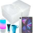 50Pcs Clear Bubble Out Bag Pouches, 8X10 Inch Bubble Pouch Wrap, Double Wall Bubble Cushioning Pouches, Packing Supplies for Storage, Shipping, Moving, Transporting and Packing