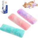 Potaroma Cat Toys Pillows, 3 Pcs, Soft and Durable Cat Crinkle Sound with Catnip Inside, Interactive Indoor Kitten Kicker, Promotes Kitty Exercise (Pastel Colors)