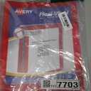 Avery Flexi-View 3 Ring Binder, 1 Inch Round Rings, 1 Red Binder (17606)