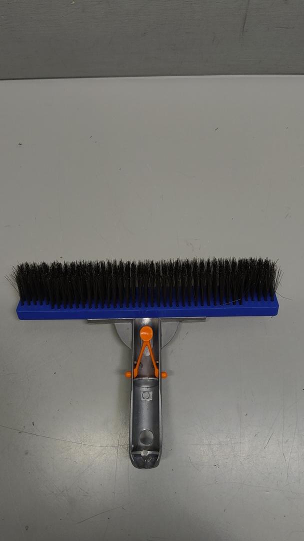 Aquatix Pro Heavy Duty Pool Brush, Durable 10" Swimming Pool Cleaner Brush Best for Tackling Stubborn Stains, Aluminium Handle & Stainless Steel Bristles, Suitable for Concrete & Gunite Pools.