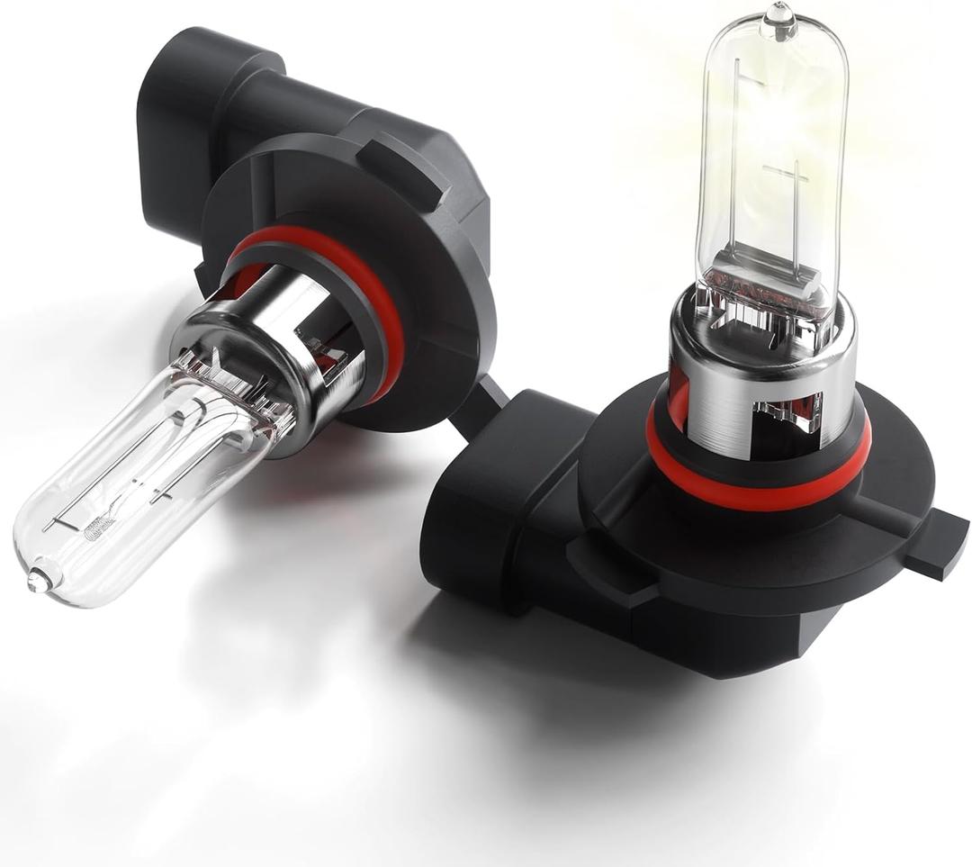 9005 HB3 Halogen Headlight Bulbs 3800K Warm White, High Low Beam Car Headlight Bulbs, 12V 65W Automotive Halogen Light Bulbs, 2 Pack