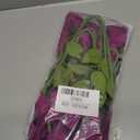 12pcs Purple Roses Artificial Flowers, Realistic Silk Velvet Fake Flowers with Long Stems for Valentines Day Wedding Bouquets Home Decoration Party & DIY Floral Arrangements (Purple)