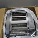 Oster 4-Slice Toaster Touch Screen Stainless Steel Digital Timer 6 Shade Settings Easy to Clean Removable Crumb Tray