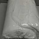 Bedsure Comforter Duvet Insert - Quilted Comforters Twin Size, All Season Duvet, GentleSoft Down Alternative Bedding, with 8 Tabs, Gifts for Women/Men, White, Twin 88 x 68 Inches