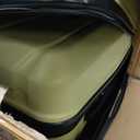 DUKAP SENSE 3-Piece Hardside Spinner Luggage Set Durable Zipper Green, 20, 24, 28 Inch
