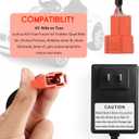 LotFancy Battery Charger for 6V Ride On Toys, Power Supply Adapter for Kid Trax Frozen Disney Princess Minnie Mouse, Rollplay BMW GMC 6 Volt Toddler Electric Wheels Cars Quad, UL Listed