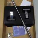 RUACQ Chrome Towel Bar 18 inch, 304 Stainless Steel Towel Racks for Bathroom Wall Mounted, Heavy Duty Bath Towel Rod with Square Base(Chrome)